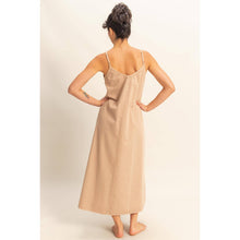 Load image into Gallery viewer, V-Neck Loose Maxi Dress