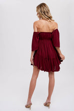 Load image into Gallery viewer, Ruffle Hem Mini Dress