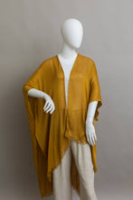 Load image into Gallery viewer, Breezy Beauty: Frayed Trim Kimono Summer Cover-Up 🪭