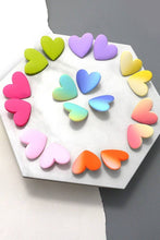 Load image into Gallery viewer, Ombre Heart Studs