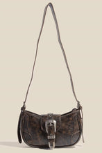 Load image into Gallery viewer, Western Buckle Accent Multi Panel Shoulder Bag
