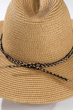 Load image into Gallery viewer, Braided Double Band Panama Hat
