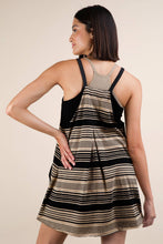 Load image into Gallery viewer, Striped Mini Dress W/ Shorts
