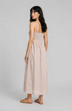 Load image into Gallery viewer, PINTUCK DETAIL SPAGHETTI STRAP MIDI SUNDRESS
