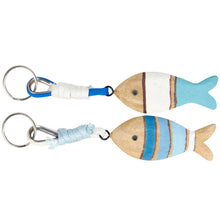 Load image into Gallery viewer, Wooden Fish Keychain
