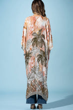 Load image into Gallery viewer, Sunset Palm Kimono
