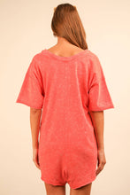 Load image into Gallery viewer, Mineral Washed Oversized Romper
