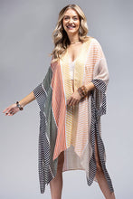 Load image into Gallery viewer, Sunset Stripe Viscose Kimono
