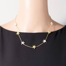 Load image into Gallery viewer, Starfish Sealife Station Charms Chain Necklace
