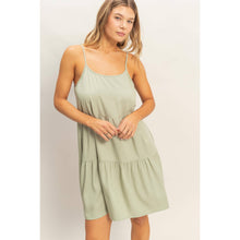 Load image into Gallery viewer, Tiered Spaghetti Strap Dress
