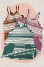 Load image into Gallery viewer, Striped Mini Dress W/ Shorts
