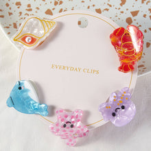 Load image into Gallery viewer, Ocean Friends Mini Hair Claw Clip
