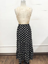 Load image into Gallery viewer, Tiered Polka Dot Maxi Skirt
