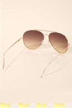 Load image into Gallery viewer, Oversized Double Bridge Fashion Aviator Sunglasses
