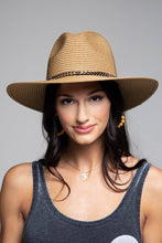 Load image into Gallery viewer, Braided Double Band Panama Hat
