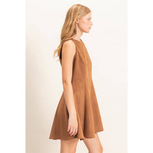 Load image into Gallery viewer, Sleeveless Suede Mini Dress
