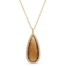 Load image into Gallery viewer, Shimmer Stone Pendant Necklace
