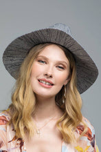 Load image into Gallery viewer, Nubby Panama Hat with Braid Trim
