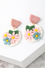 Load image into Gallery viewer, Clay Flower Earrings
