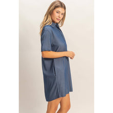 Load image into Gallery viewer, Collared Shirt Dress
