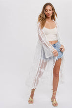 Load image into Gallery viewer, BOHO EMBROIDERY LACE DUSTER
