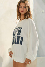 Load image into Gallery viewer, NORTH CAROLINA Oversized Graphic Sweatshirt
