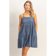 Load image into Gallery viewer, Tiered Spaghetti Strap Dress
