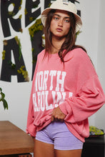 Load image into Gallery viewer, NORTH CAROLINA Oversized Graphic Sweatshirt
