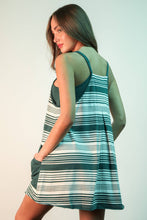 Load image into Gallery viewer, Striped Mini Dress W/ Shorts
