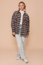 Load image into Gallery viewer, Fall Vibes Plaid Print Shacket
