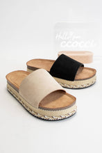Load image into Gallery viewer, ANYA BRAID WRAPPED PLATFORM SANDALS
