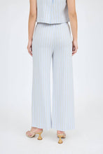 Load image into Gallery viewer, STRIPE SLEEVELESS BLOUSE WIDE LEG PANT SET
