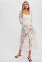 Load image into Gallery viewer, BOHO EMBROIDERY LACE DUSTER
