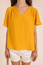 Load image into Gallery viewer, Effortless Grace V-Neck Blouse
