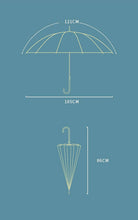 Load image into Gallery viewer, two tones pastel color umbrella
