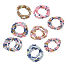 Load image into Gallery viewer, Assorted Color 2mm Stretch Seed Bead Rings
