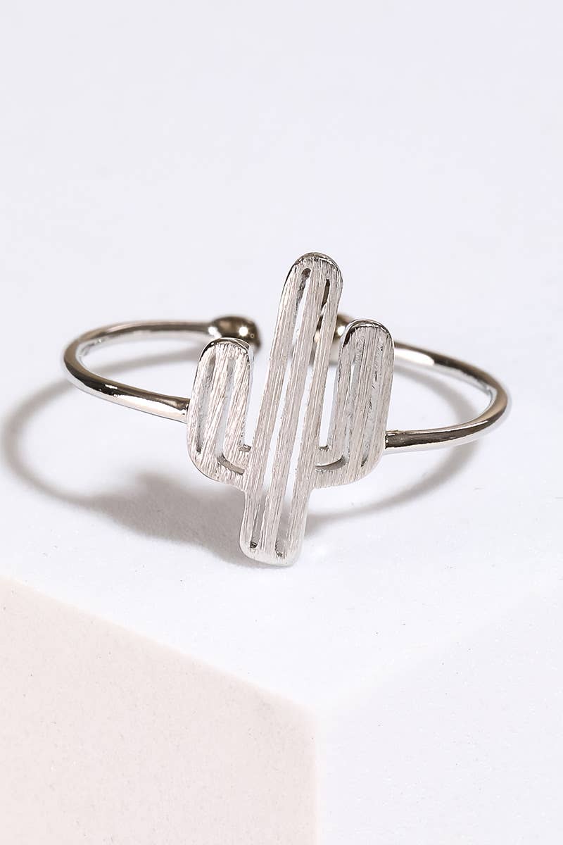 Delicate Adjustable Cactus Ring