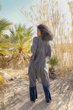 Load image into Gallery viewer, Pom Trimmed Jacquard Kimono
