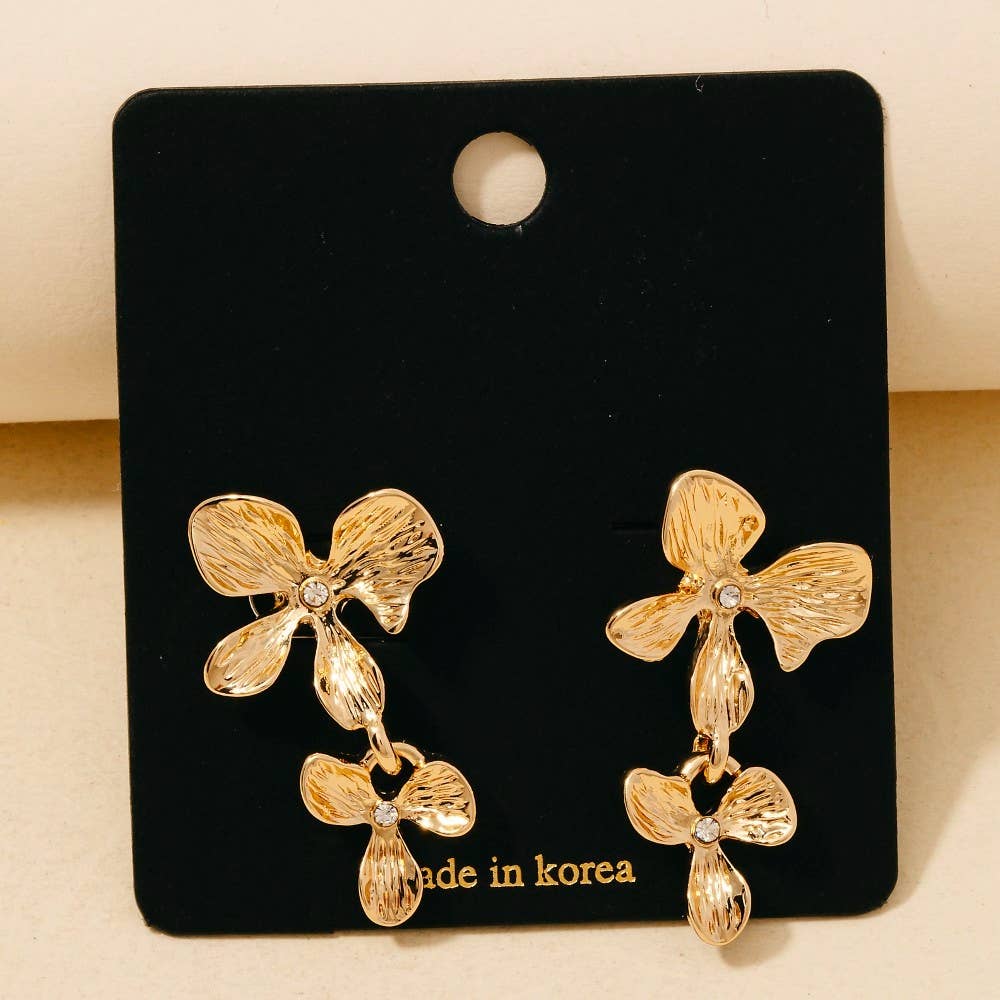 Double Flower Earrings