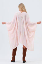 Load image into Gallery viewer, Ocean Embroidered Kimono: Coastal Spring Cover-Up
