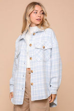 Load image into Gallery viewer, Fall Vibes Plaid Print Shacket
