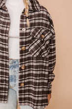 Load image into Gallery viewer, Fall Vibes Plaid Print Shacket

