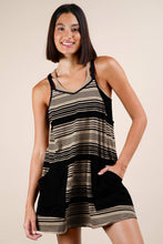 Load image into Gallery viewer, Striped Mini Dress W/ Shorts
