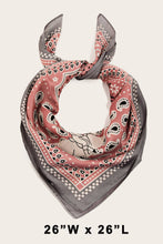 Load image into Gallery viewer, Paisley Print Square Scarf
