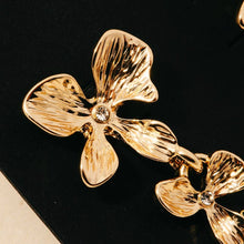 Load image into Gallery viewer, Double Flower Earrings
