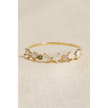 Load image into Gallery viewer, Teardrop Studded Delicate Ring
