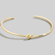Load image into Gallery viewer, Metallic Knot Cuff Bracelet
