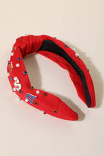 Load image into Gallery viewer, USA Charm Knot Headband
