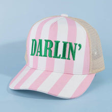 Load image into Gallery viewer, Darlin Striped Cap
