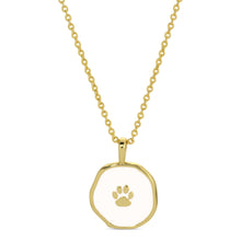 Load image into Gallery viewer, Paw Print Pendant Necklace
